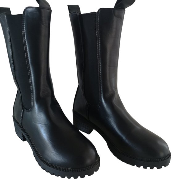 new Fashion Ankle Boots black 10 - Picture 3 of 11